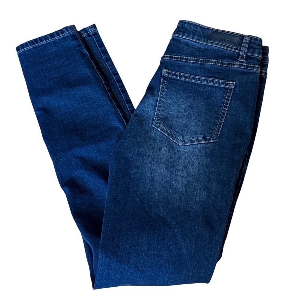 Buffalo David Bitton Francesca Skinny Jeans Dark Wash Mid Rise Size 4/27 fit 28"